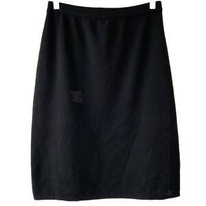 Takashimaya 100% Extra Fine Merino Wool skirt Made In Italy Size 44 Us Size 8